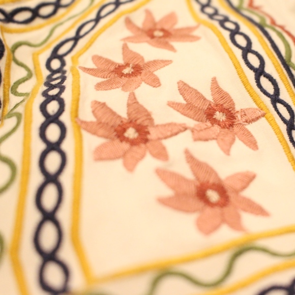 JODIFL White Embroidered Dress with Tassles - Picture 4 of 7